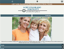Tablet Screenshot of lgbtcoloradofertility.com